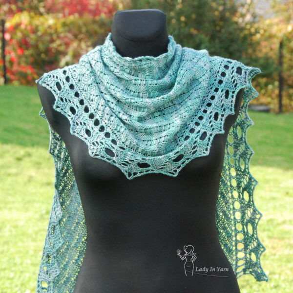 Szal "Barrel Shawl" (ENG)