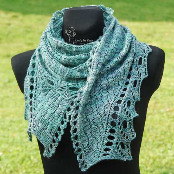 Szal "Barrel Shawl" (ENG) - obrazek 3